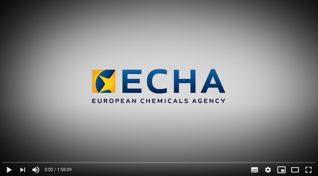 ECHA webinar on SCIP notification submission