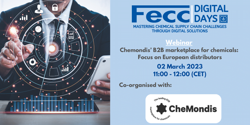Fecc / Chemondis webinar: Chemondis’ B2B marketplace for chemicals: Focus on European distributors