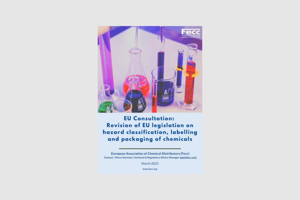 EU Consultation: Revision of EU legislation on hazard classification, labelling and packaging of chemicals