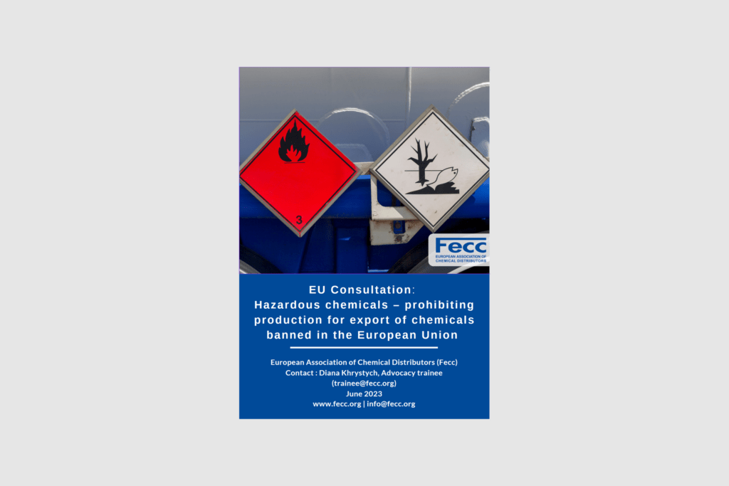 EU Consultation: Hazardous chemicals – prohibiting production for export of chemicals banned in the European Union