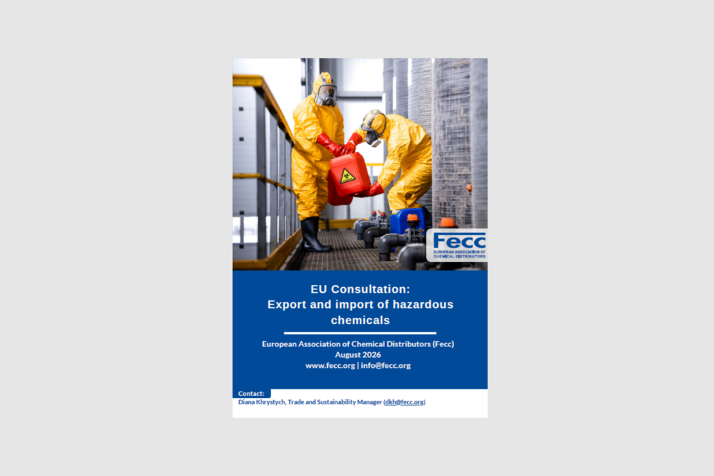 EU Consultation – Feedback on Export and import of hazardous chemicals