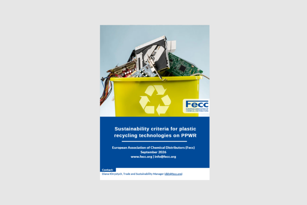 EU Consultation – Sustainability criteria for plastic recycling technologies on PPWR